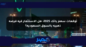 توقعات سهم باتك 2025: هل الاستثمار فيه فرصة ذهبية بالسوق السعودية؟